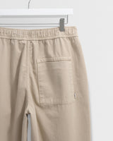 wax london men's Kurt - Stone Organic Cotton Trousers