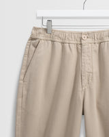 wax london men's Kurt - Stone Organic Cotton Trousers