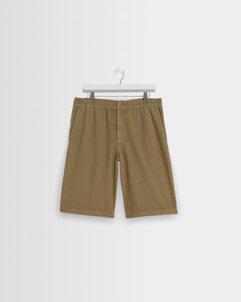 Kyle - Light Khaki Organic Cotton Twill Shorts