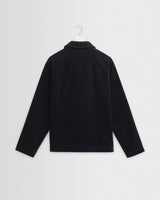 wax london men's Landmark - Navy Corduroy Chore Jacket