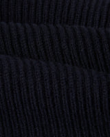 wax london men's Lisford - Navy Stitch Zip Cardigan