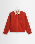 Mason - Red Peached Canvas Work Jacket