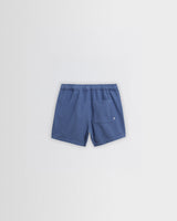 wax london men's Mescal - Blue Cotton Seersucker Shorts