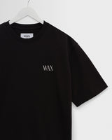 wax london men's Milton - Black And Beige Botanical Graphic Cotton T-Shirt