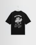 Milton - Black Pizza Delivery Graphic T-Shirt