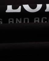 wax london men's Milton - Black Stacked Text Graphic Organic Cotton T-Shirt