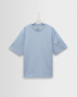 wax london men's Milton - Light Blue Organic Compact Cotton T-Shirt
