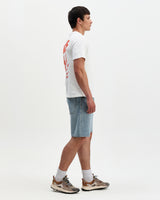 wax london men's Milton - Off White Character Graphic T-Shirt