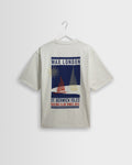 Milton - Off White Embroidered Sailing Graphic T-Shirt