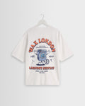 Milton - Off White Organic Cotton Laundry Graphic T-Shirt