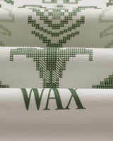 wax london men's Milton - White And Green Botanical Graphic Cotton T-Shirt