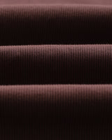wax london men's Montague - Brown Ribbed Organic Cotton Vest