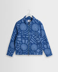 Park - Bright Blue Tonal Applique Jacket