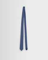 wax london men's Pavillion - Mid Blue Linen Tie