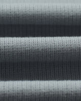 wax london men's Pendal - Blue And Ecru Ribbed Organic Cotton Polo Shirt