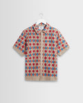 Porto - Multicolour Splash Crochet Shirt