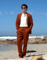 Alp - Rust Linen Trousers