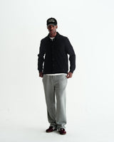 Hays - Black Structured Waffle Overshirt