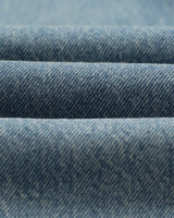 wax london men's Russell - Vintage Blue Straight Fit Denim Jeans