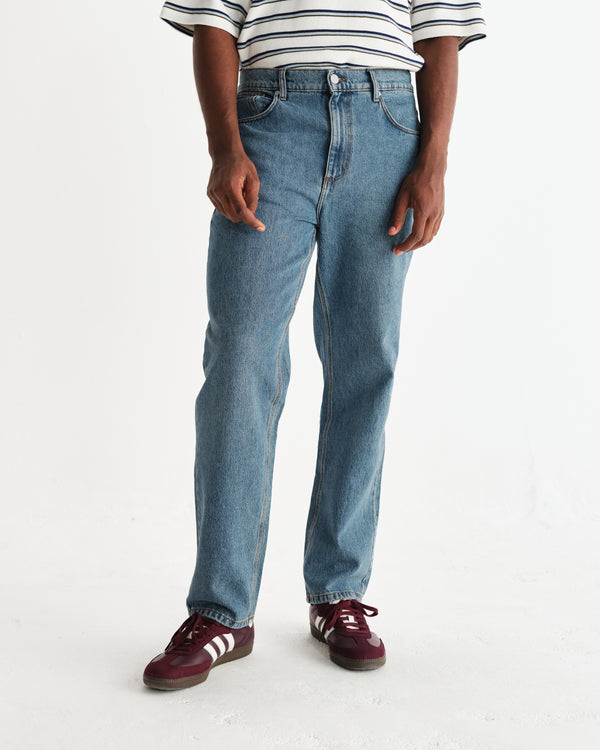 Russell - Vintage Blue Straight Fit Denim Jeans