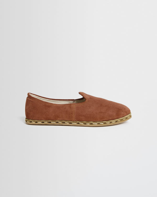 wax london men's Sabah – Rust Suede Shoes