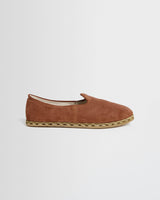 wax london men's Sabah – Rust Suede Shoes