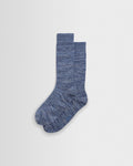 Sandwell - Chaussettes torsadées en coton bleu et multicolore
