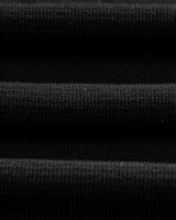 wax london men's Shore - Black Textured Short-Sleeve Polo Shirt