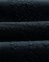 wax london men's Sidney - Washed Black Embroidered Brushed Cotton Sweatshirt