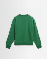 wax london men's Sidney - Washed Green Loopback Cotton Sweatshirt