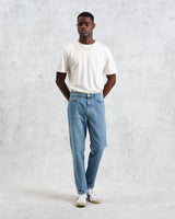 wax london men's Soho - Mid Wash Slim Fit Denim Jeans