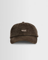 wax london men's Spencer - Washed Brown Heavy Cotton Twill Sports Cap