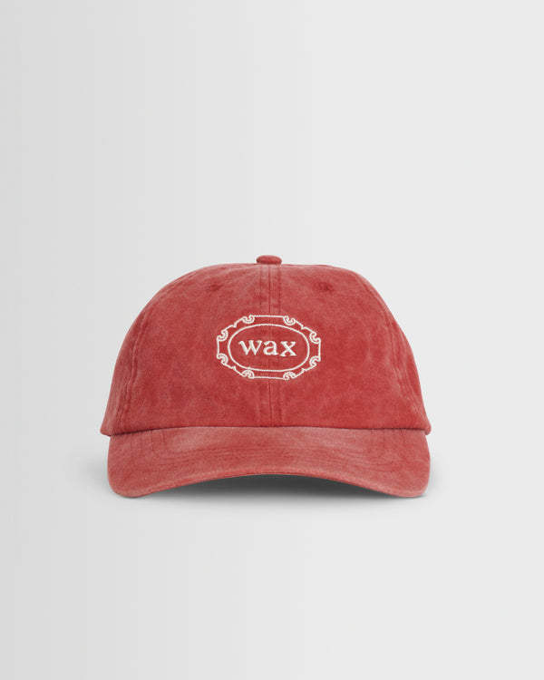 wax london men's Spencer - Washed Rust Heavy Cotton Twill Sports Cap