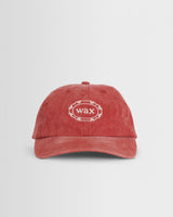 wax london men's Spencer - Washed Rust Heavy Cotton Twill Sports Cap