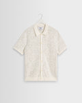 Tellaro - Ecru Flower Jacquard Shirt