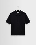 Tellaro - Navy Flower Jacquard Shirt