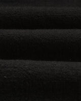 wax london men's Tyne - Black Cotton Tencel Loose Fit Trousers