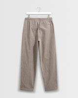wax london men's Tyne - Natural Chalk Stripe Trousers