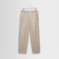 Tyne - Stone Cotton Tencel Loose Fit Trousers