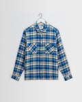 Whiting - Blue And Ecru Oran Check Overshirt
