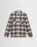 Whiting - Ecru And Green Hutton Check Overshirt