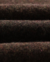 wax london men's Wilde - Brown Fluffy Wool Crewneck