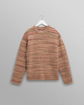 Wilde - Pink And Brown Space Dye Wool Crewneck